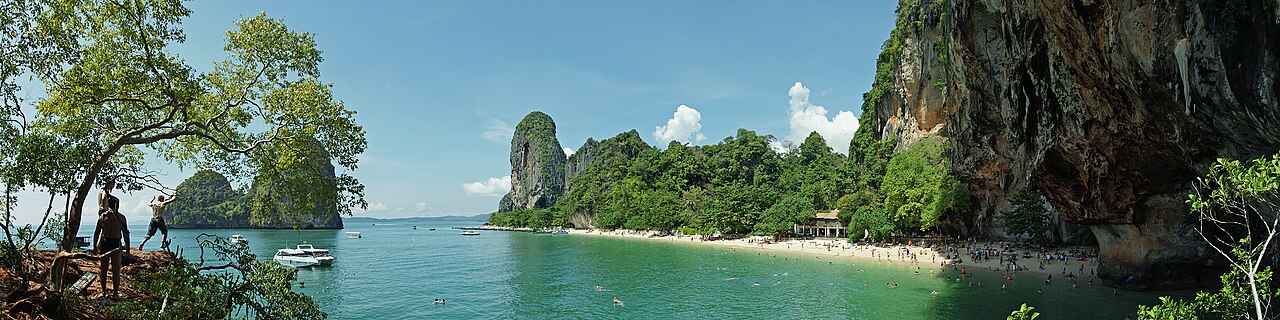 หาดยอดนิยมในกระบี่ — อ่าวนาง ไร่เลย์ ทับแกก คลองด่าน เปรียบบรรยากาศ