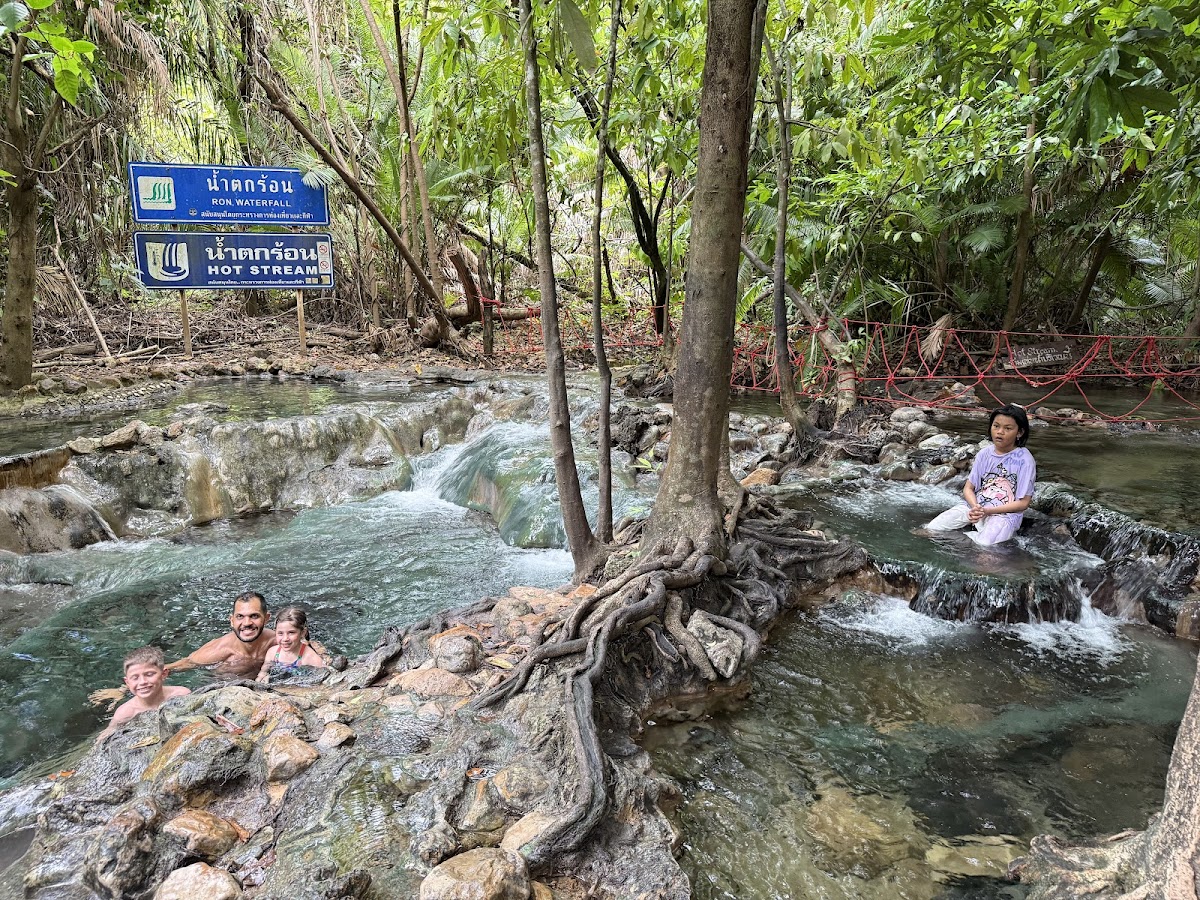 KhongThomNuea Hot Stream Waterfall Krabi
