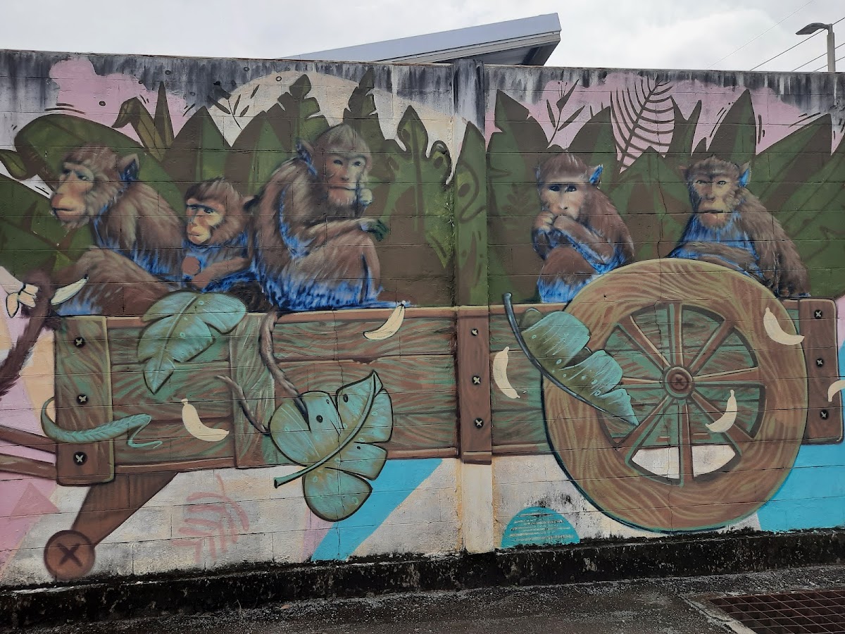 Krabi Street Art :Krabi Monkeys