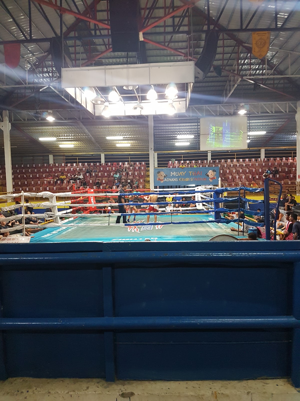 Ao nang krabi stadium and Aonang stadium gym. Thai boxing